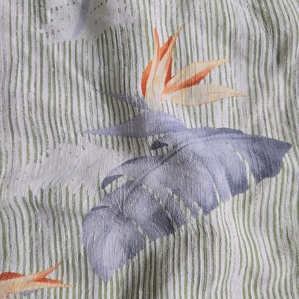 Tommy Bahama Silk Hawaiian Tropical Men's Size XL Button Shirt Short Sleeves - Picture 9 of 9
